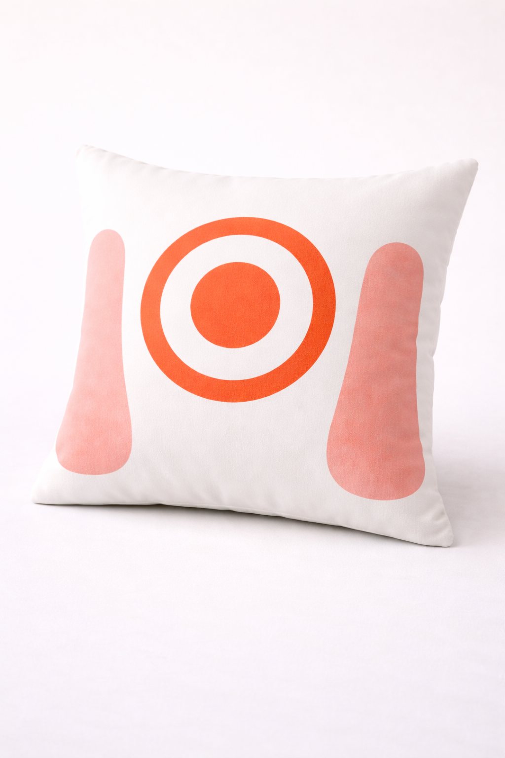 Reverso de la Almohada Aura con la diana de enfoque coral